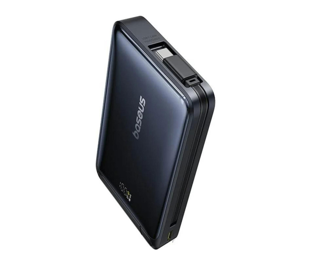 Baseus Nomos Qi2 Magnetic powerbank 10000mAh 45W Black - 1348176 - zdjęcie 3